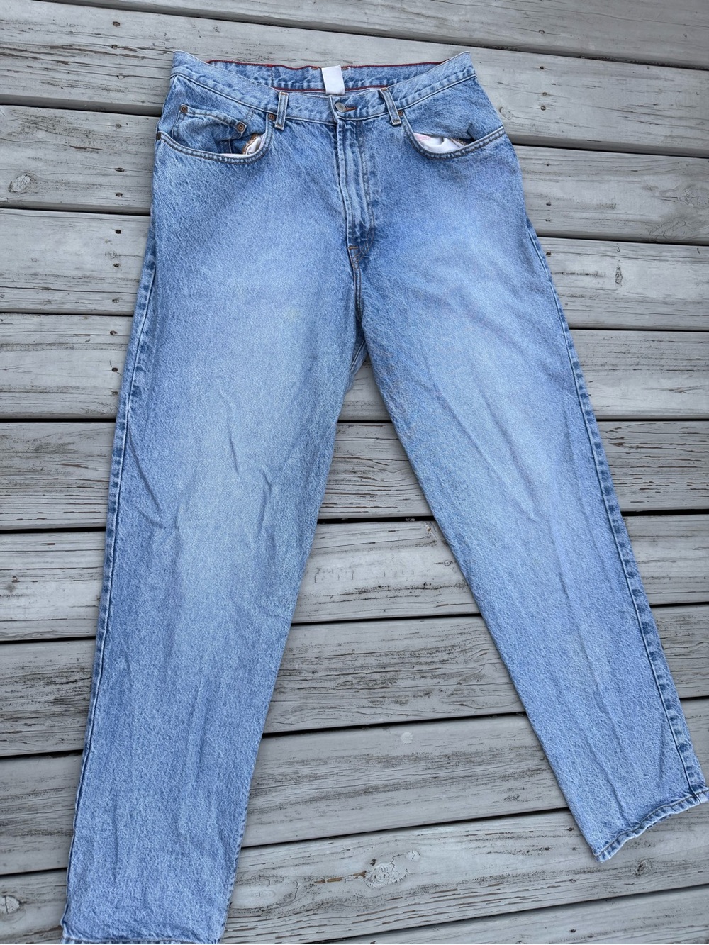 Vintage Y2K Lucky Brand Dungarees 91 Relaxed Fit Light Wash Jeans USA sz 36